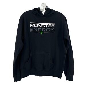 Monster Energy Official Hooded Sweatshirt Size XL women's‎ Black Green